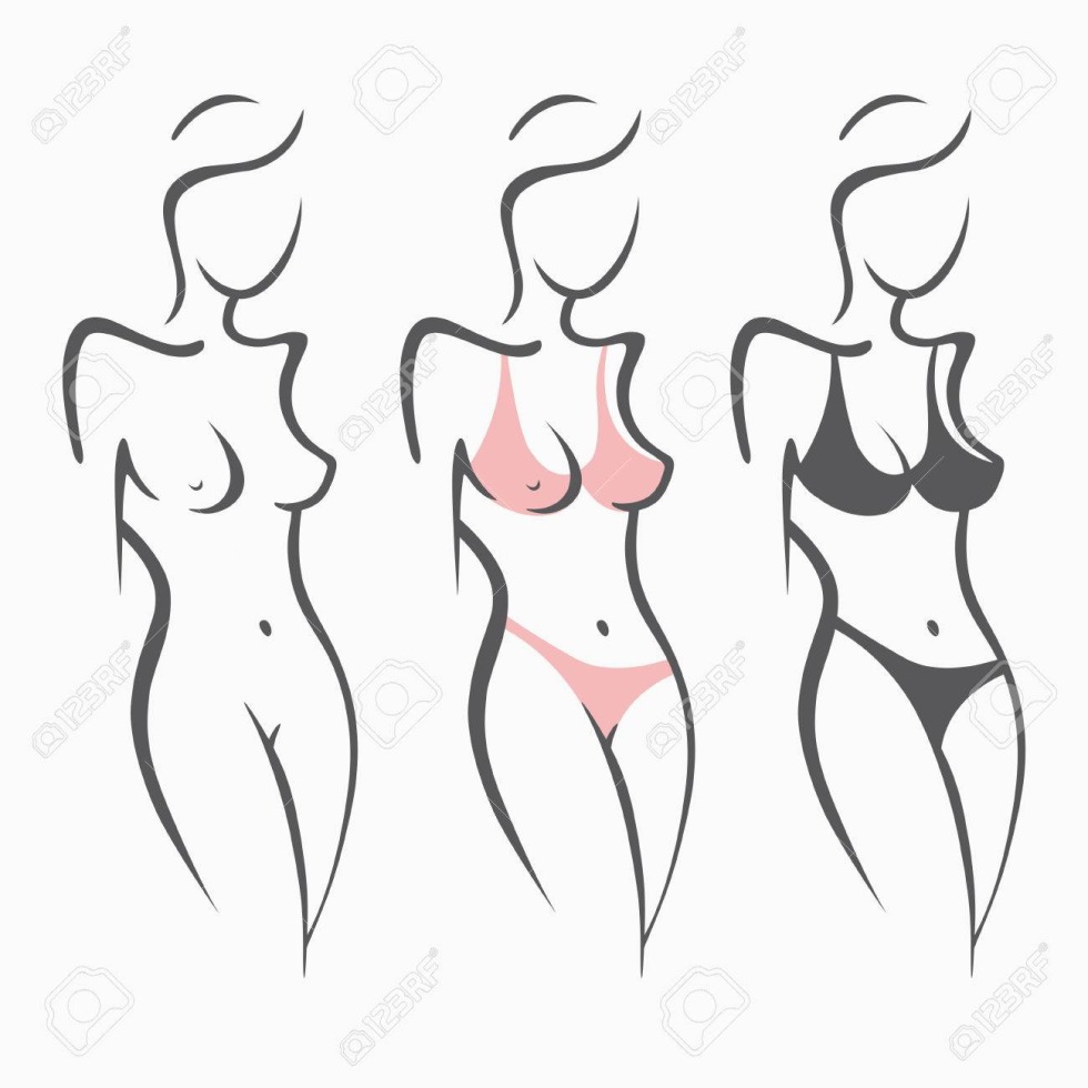 Form of the buttocks in women