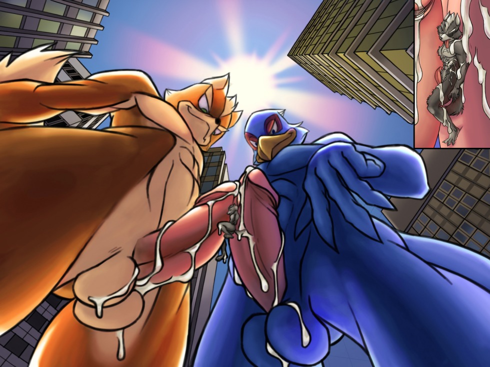 Anthro Avian Balls Canine City Falco Lombardi Fox Comics