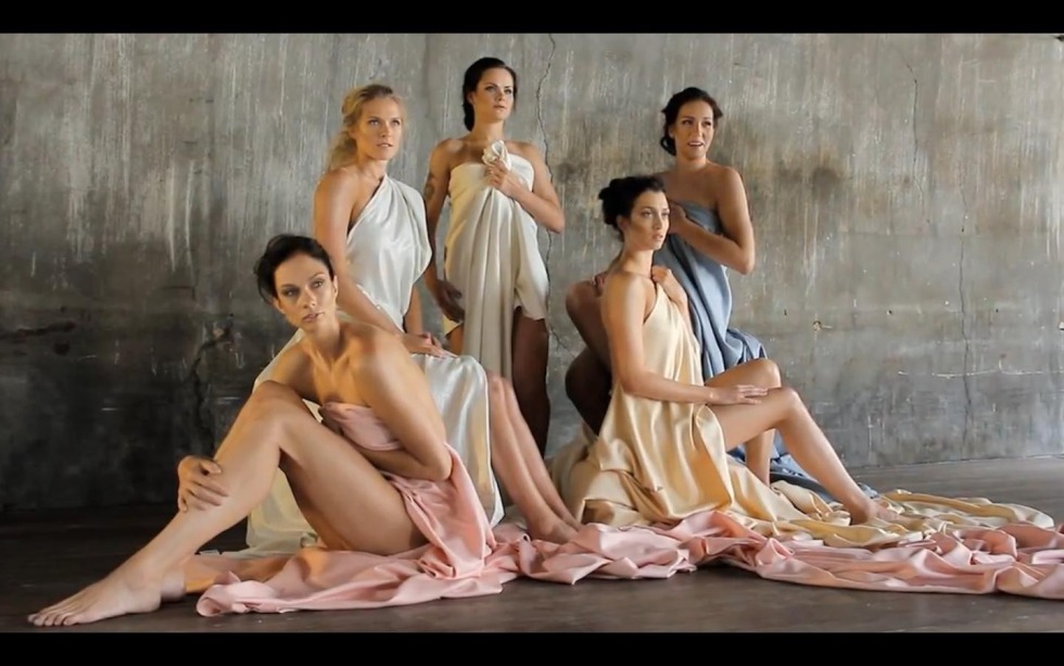 Ekaterina Gamova in a swimsuit