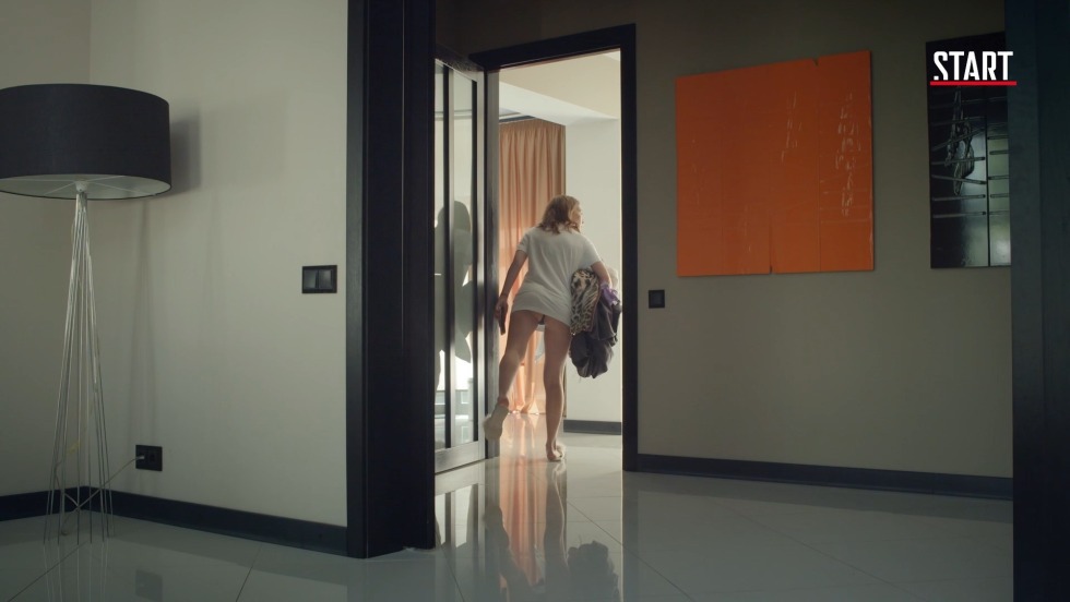 Anna Shepeleva in underwear