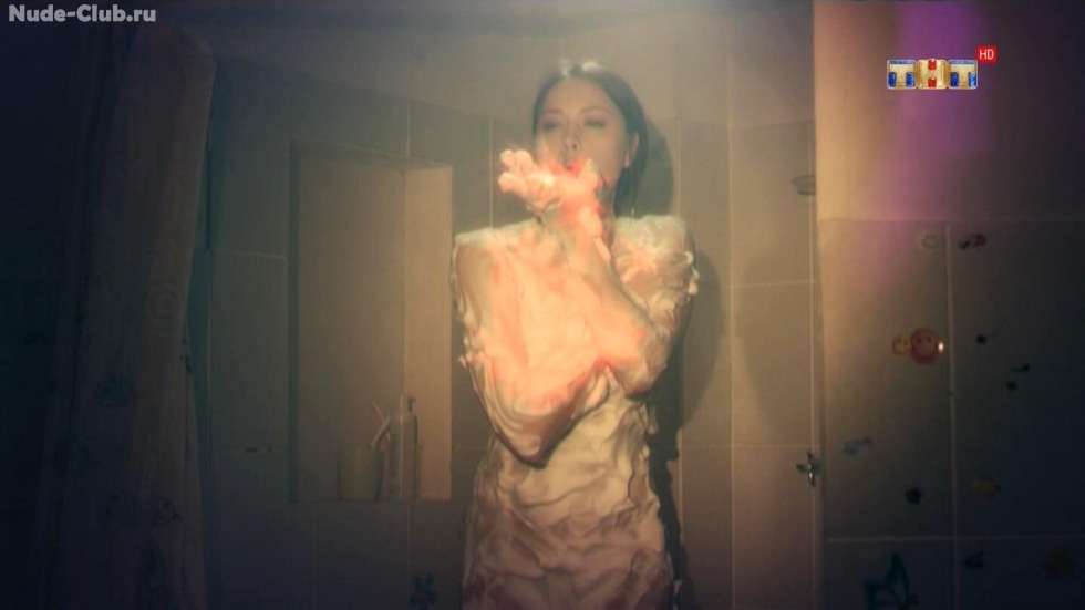 Nastya Kamensky in the pool