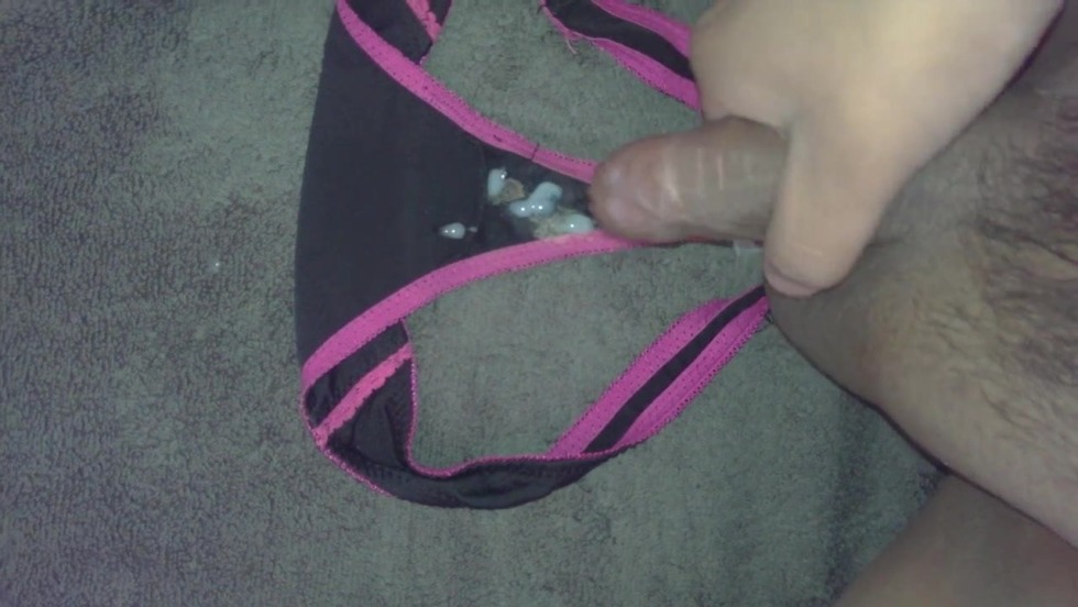 A lot of cum in pussy