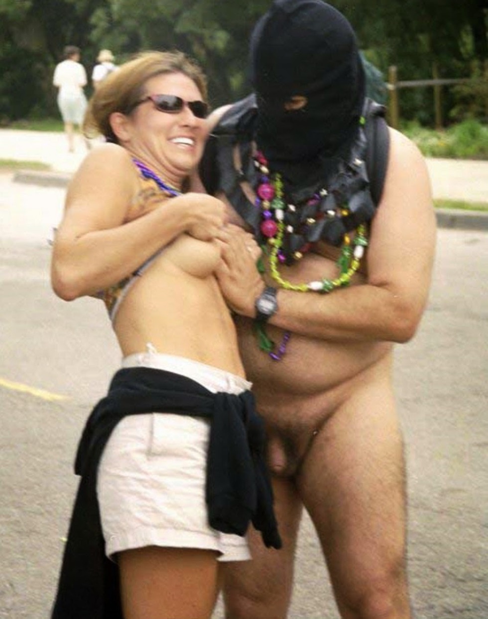 Girls Naked at the festival