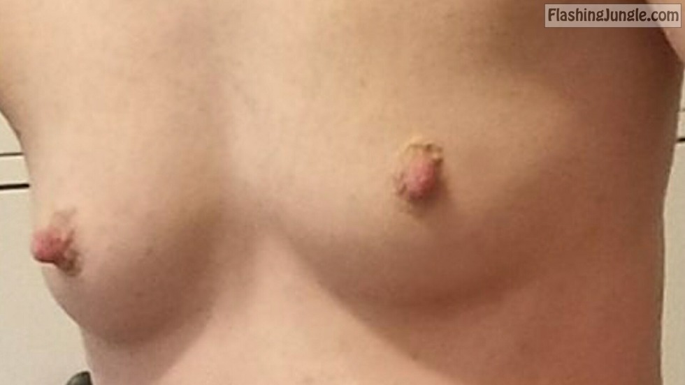 Naked Asian in the bathroom