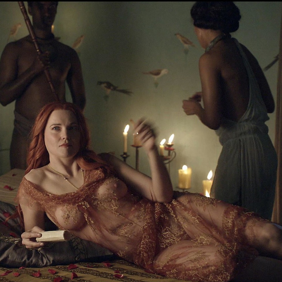 Lucy Lawless in Spartacus: Gods of the Arena (2011)