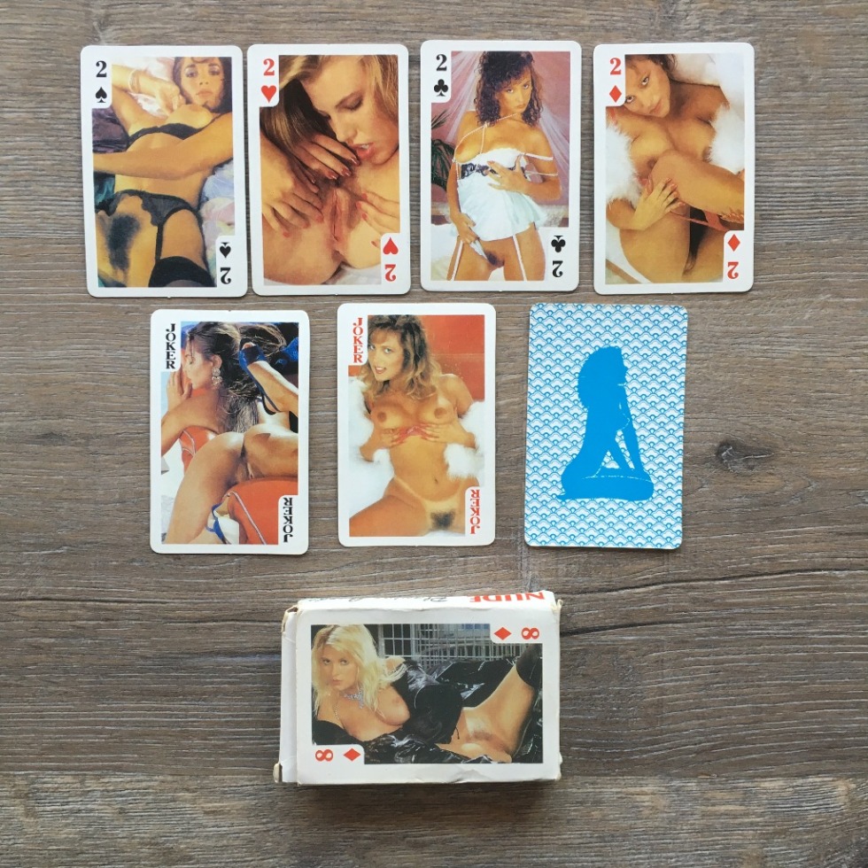 Modern cards with naked women