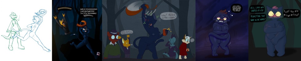 Erotic adventures in the forest