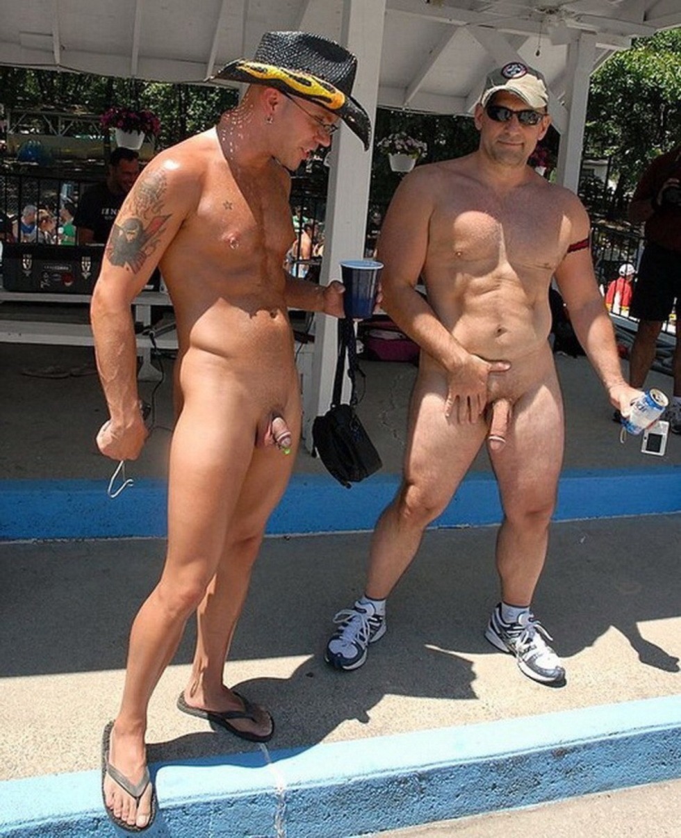 Naked gay is an exhibitionist