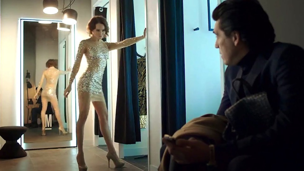 Actress Priyanka Chopra in a swimsuit