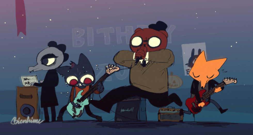 Night in the Woods May and bi