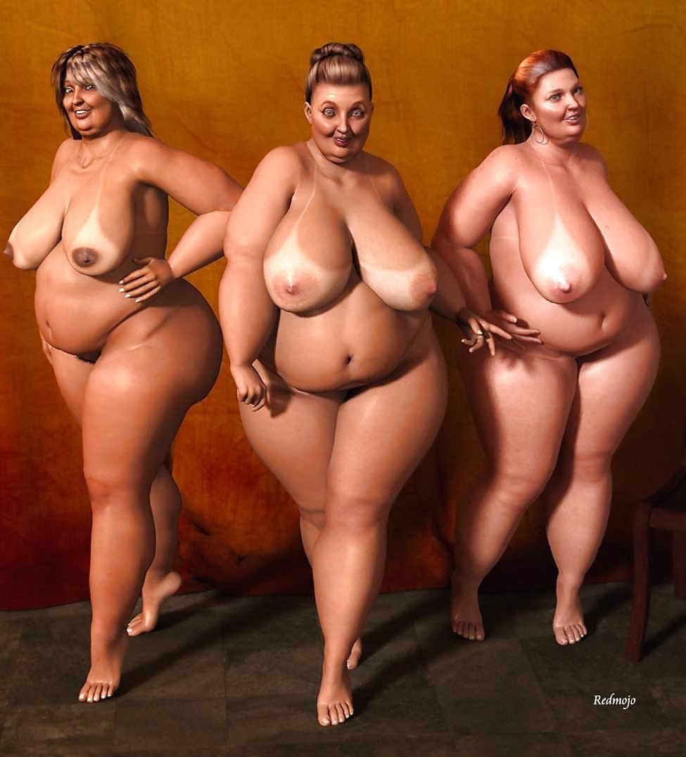 Fat women undress