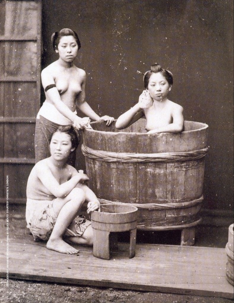 Asian bath hidden Japan Bathhouse