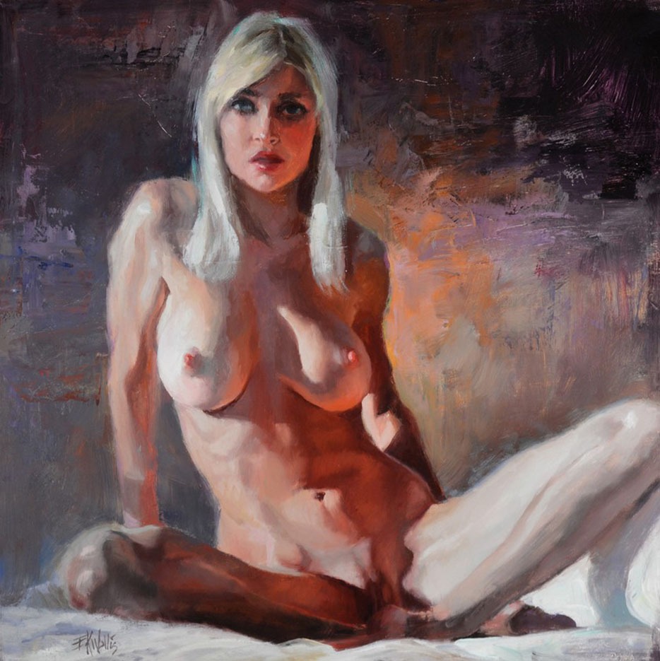 Nude painting Eric Valles