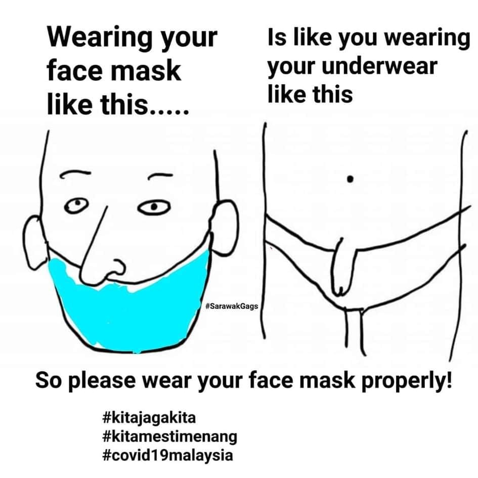Mask wearing announcement