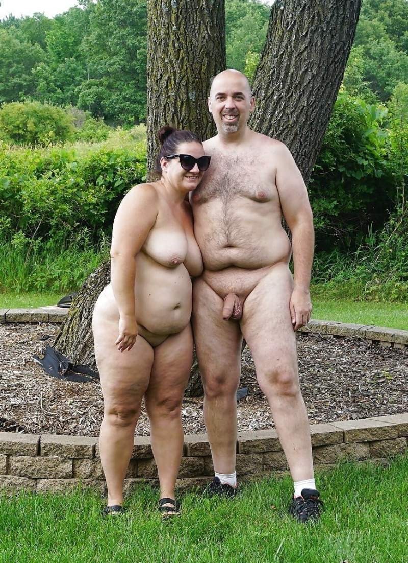 Naked thick elderly couples on the beach