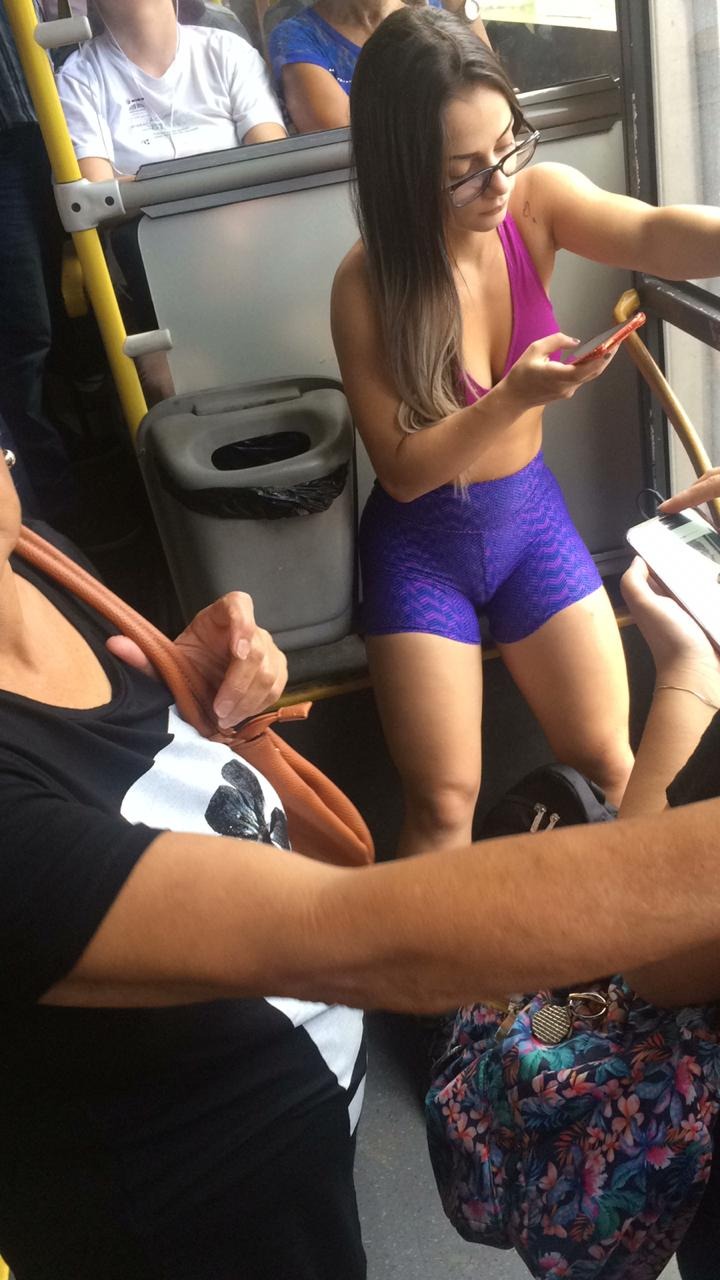 Naked in public transport