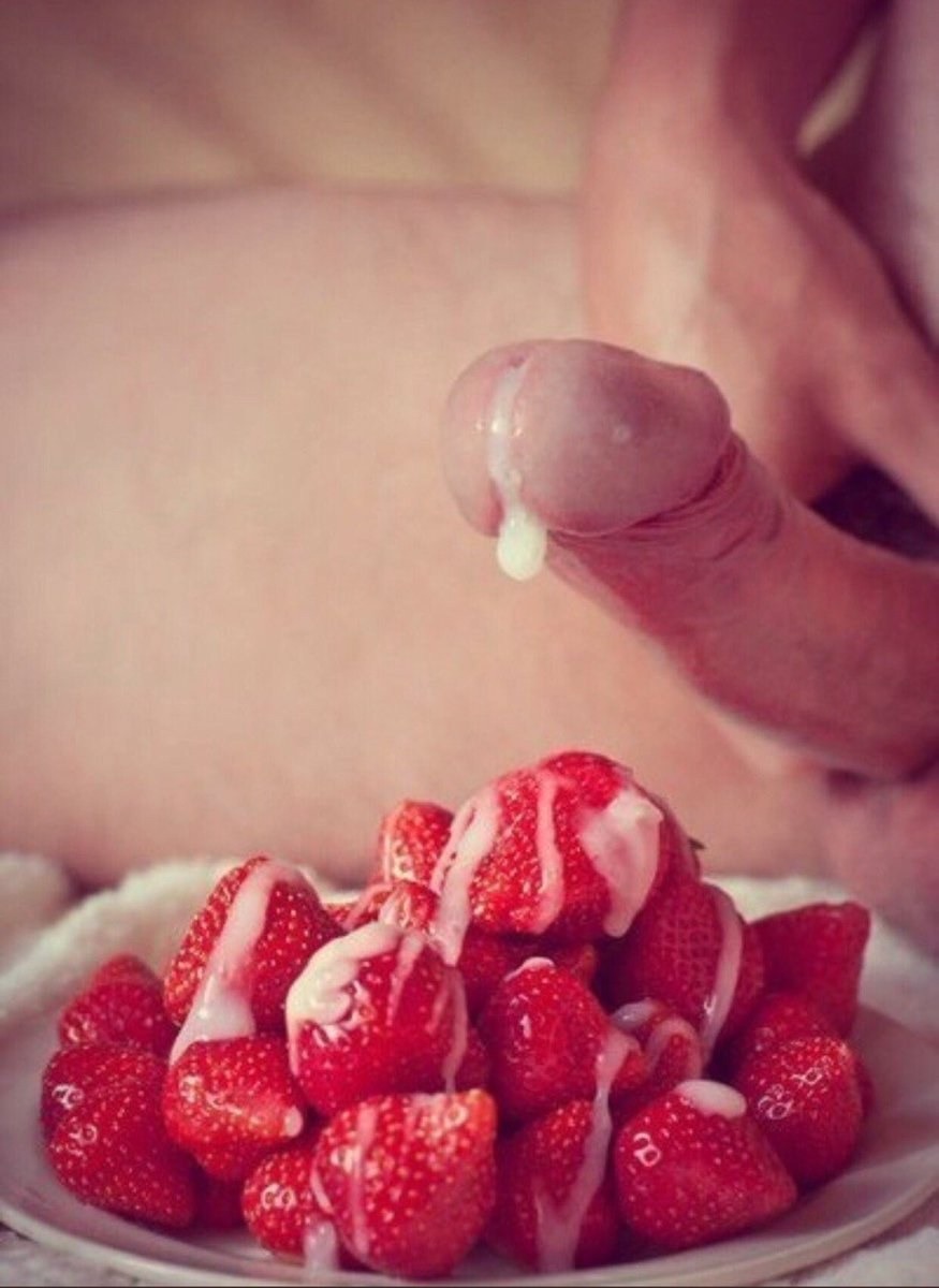 Women's pussy with strawberries