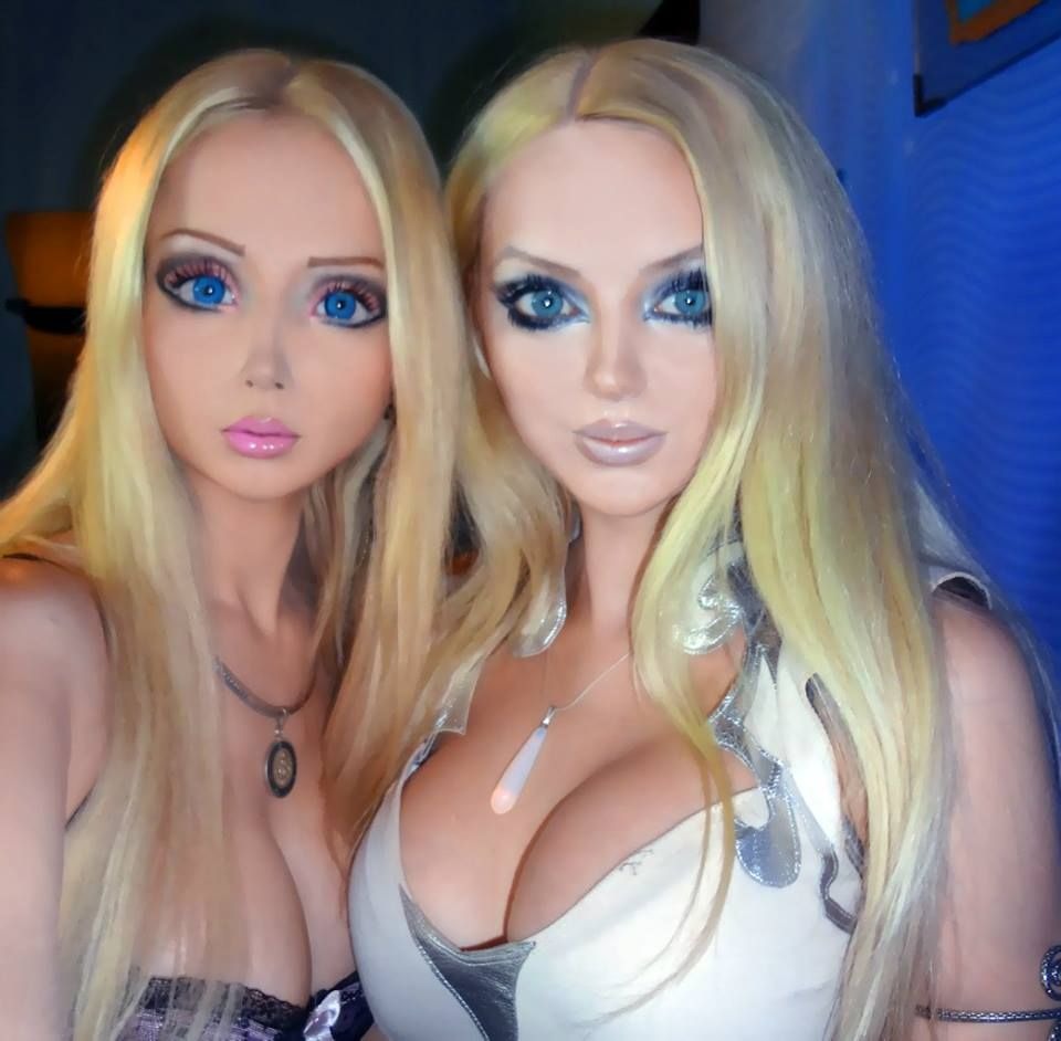 Valeria Lukyanova and Olga Oleinik
