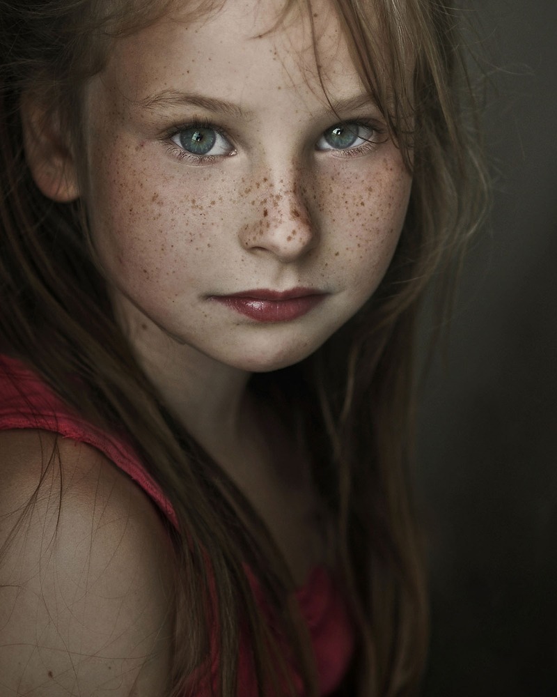 Little girl with friends