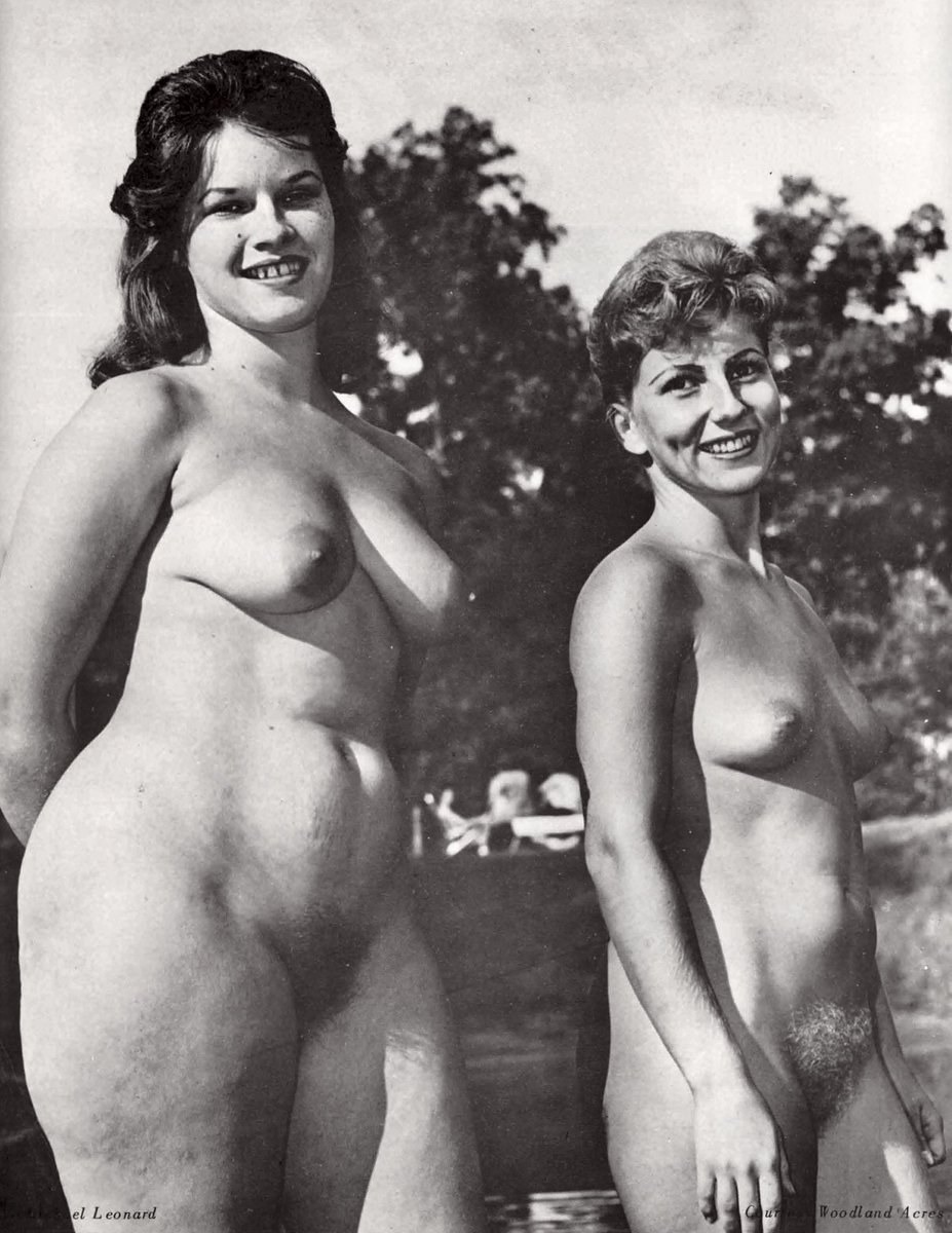 The old women nudist retro