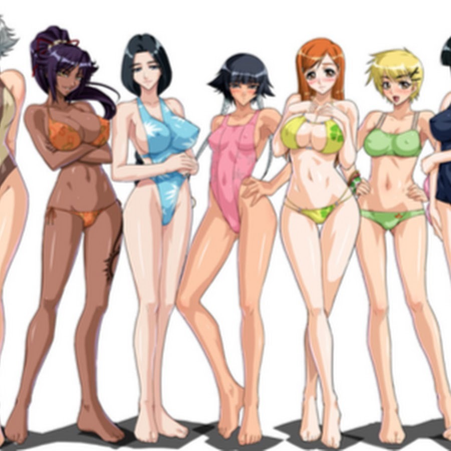 Models in different poses