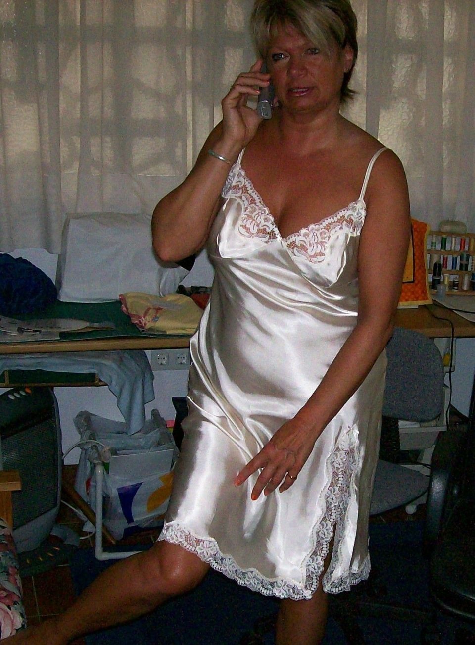 Elderly women with bust