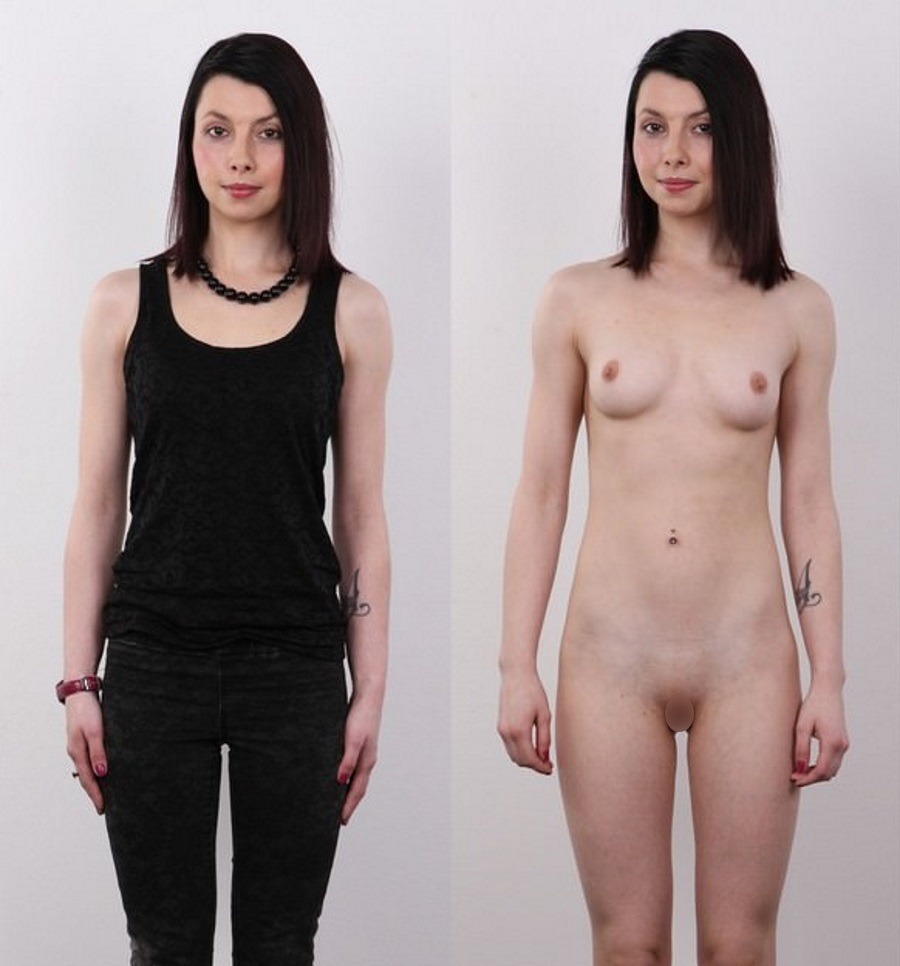 Naked and excited on the beach