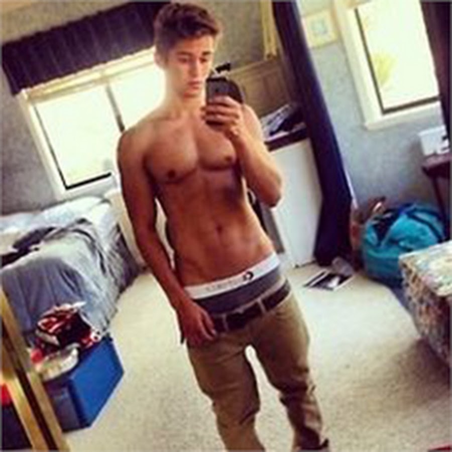 Naked in Kelvin Klein