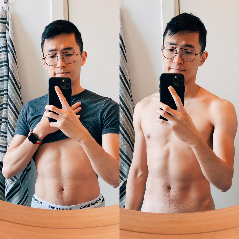 Naked guys Asians in the toilet