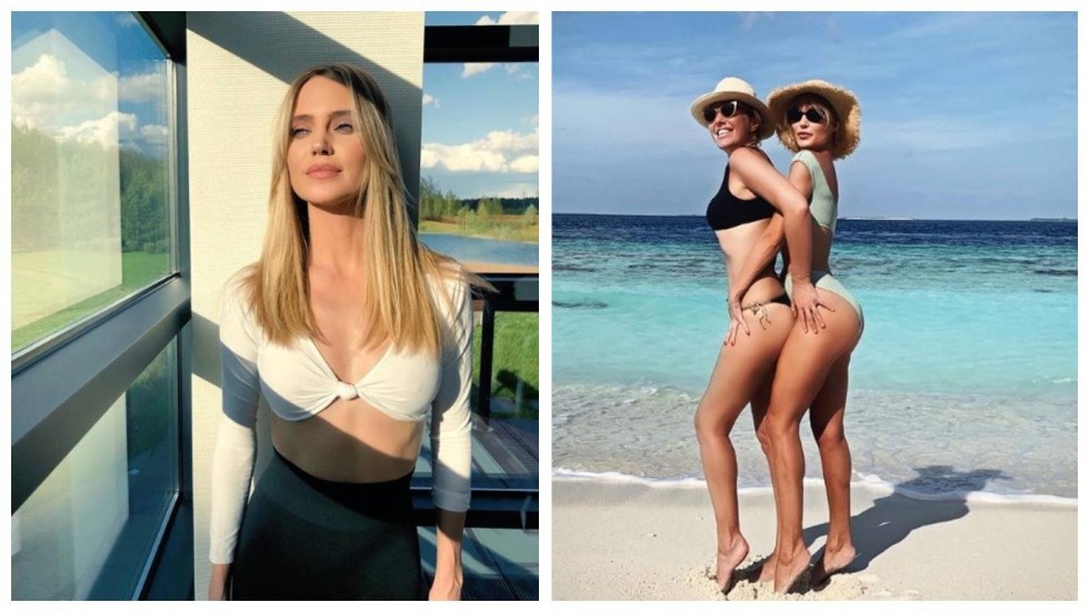 Natalia Osmann in a swimsuit