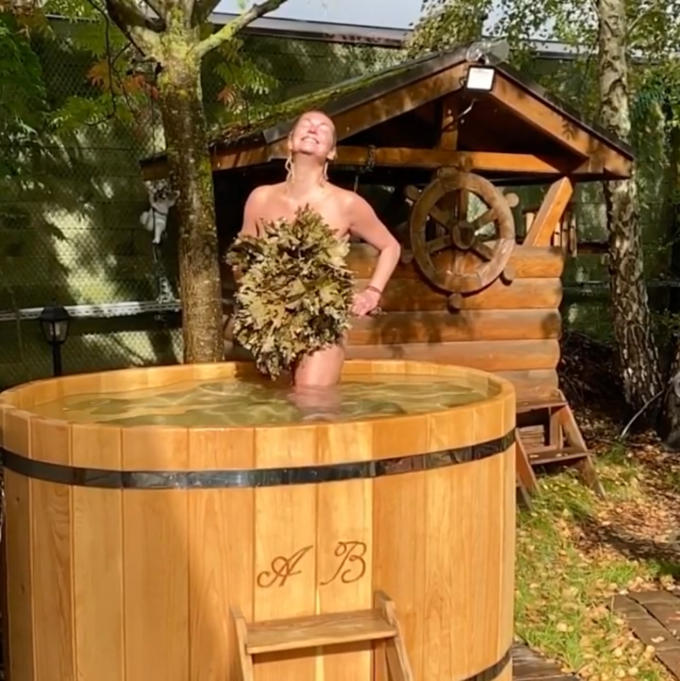 Volochkova without a swimsuit