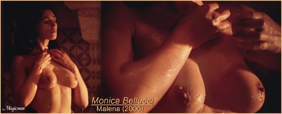 Monica Bellucci naked in films