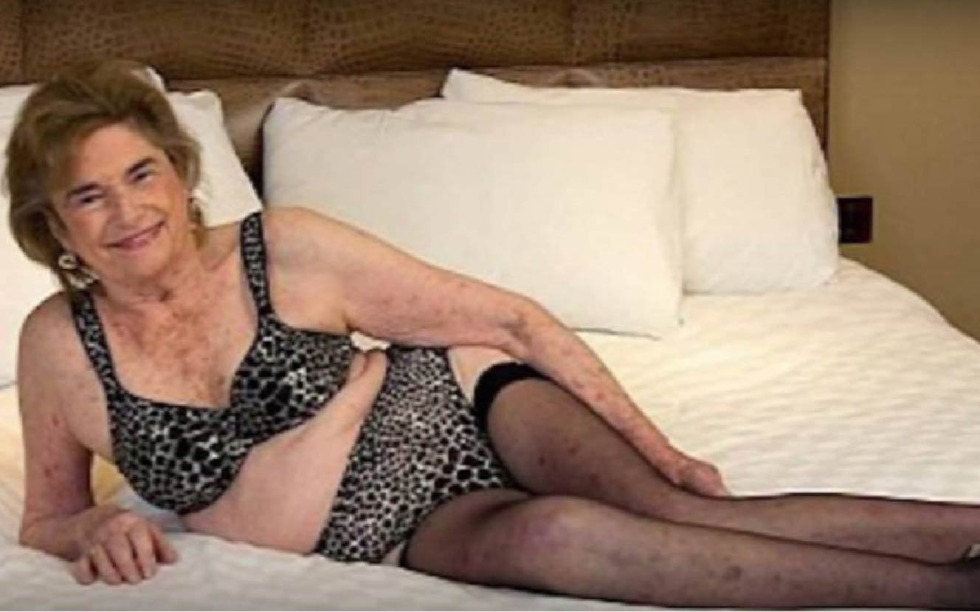 Passionate elderly women