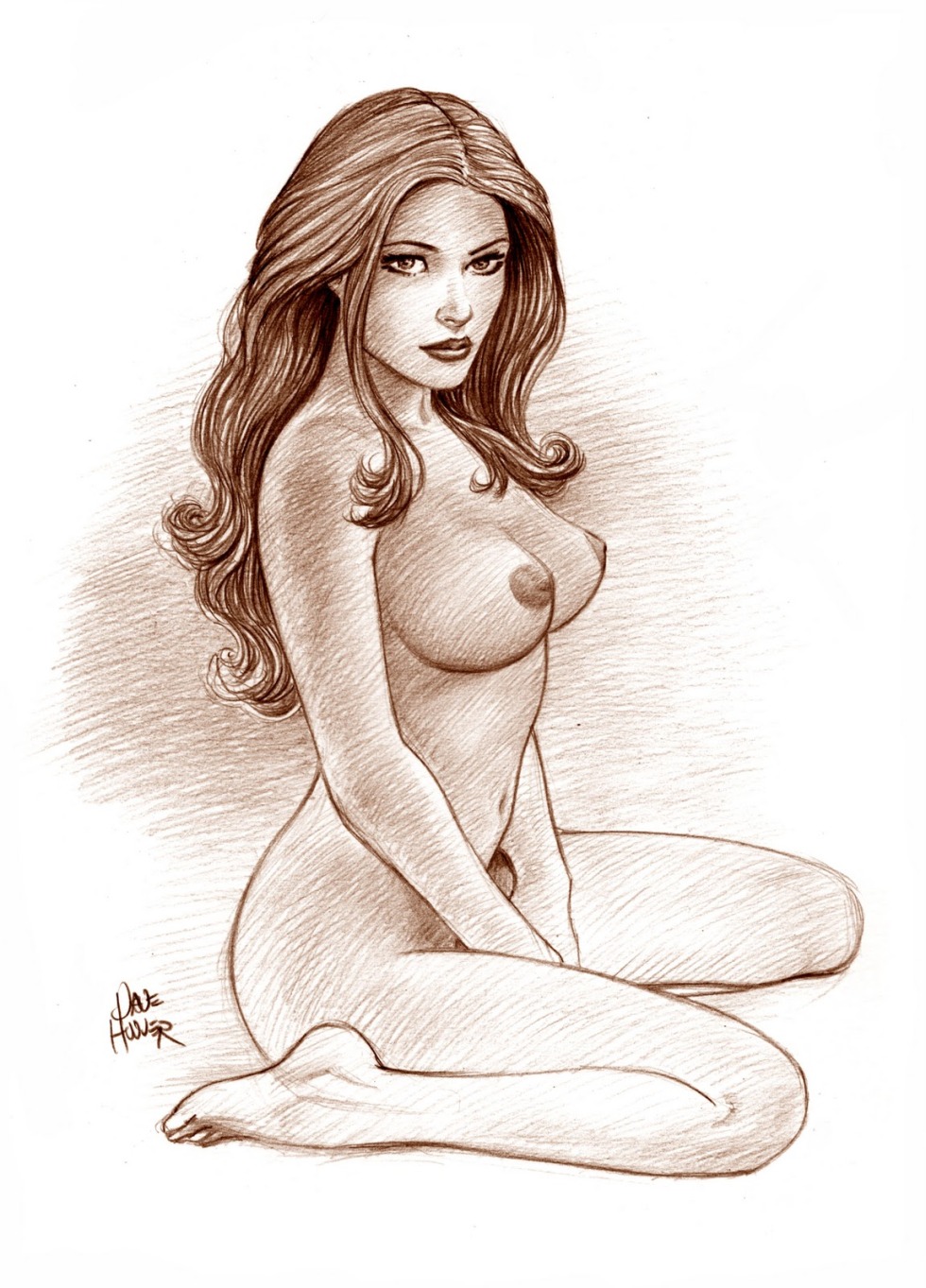 Karmailo - Original Art with Erotic Female Nude