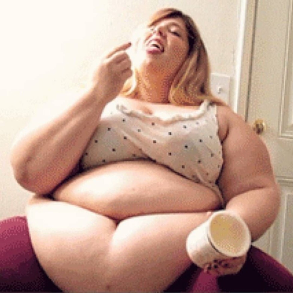 Fat women cunnilingus