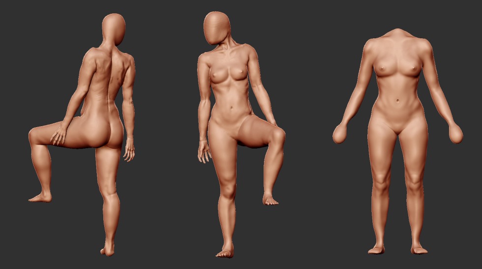 Erotic models for Zbrush