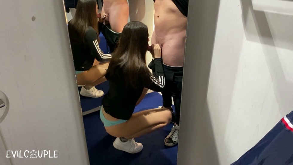 Nicole Eniston in the fitting room