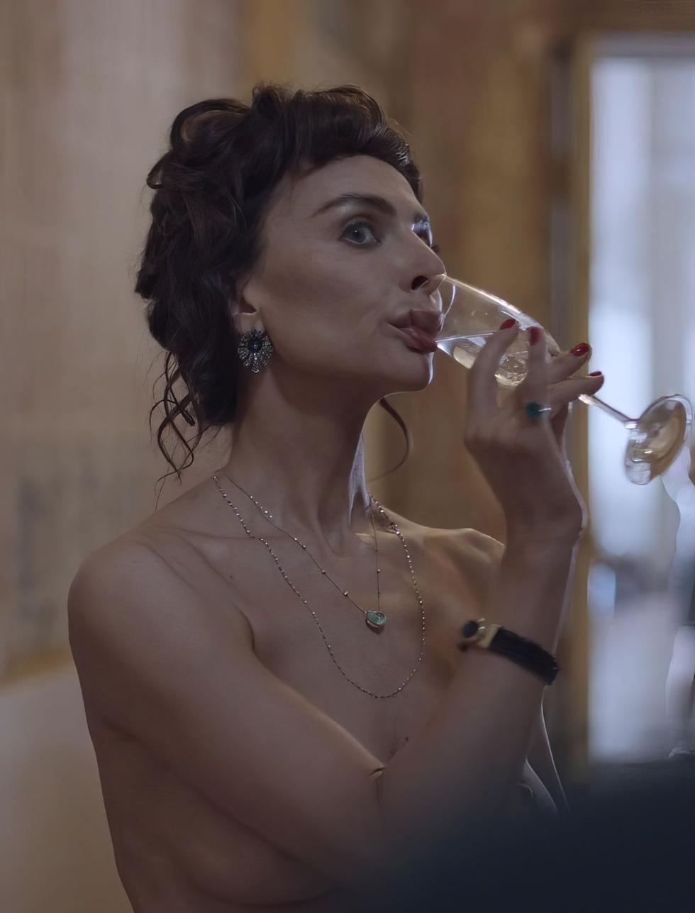 Natalia Kravchenko Camedy Wumen in a swimsuit