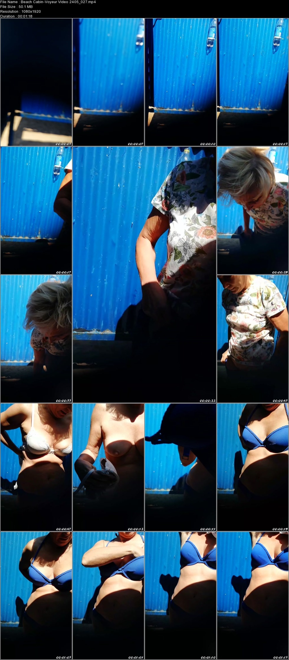 Camera in the female locker room of the gym