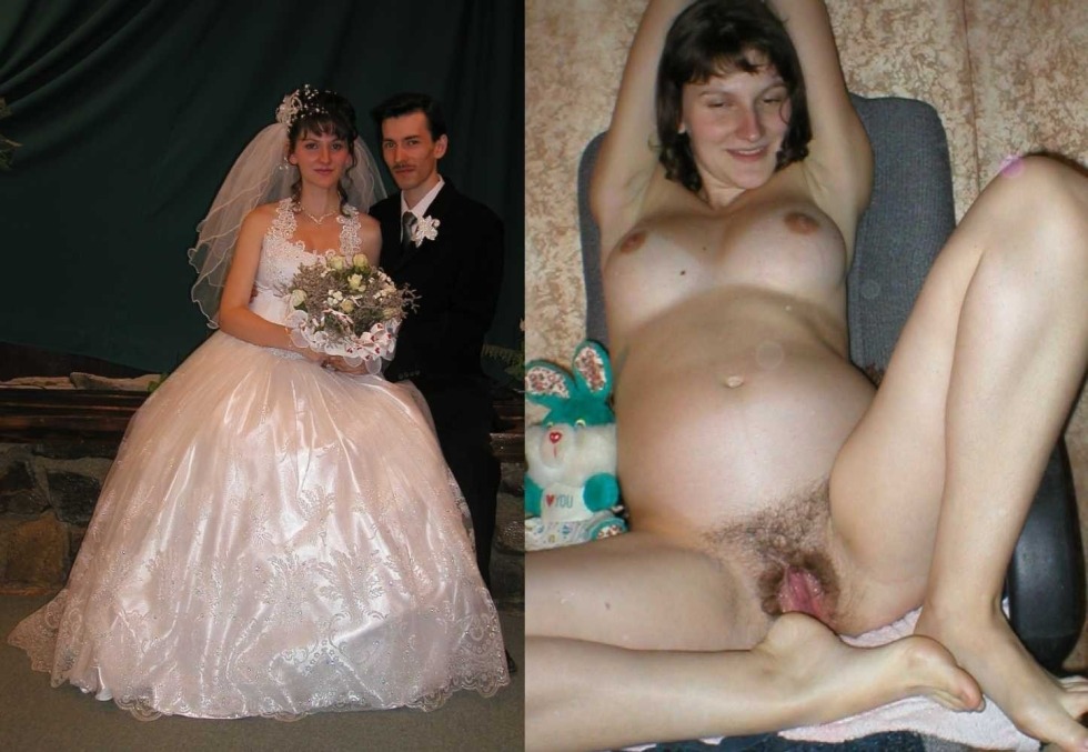 Naked women after the wedding