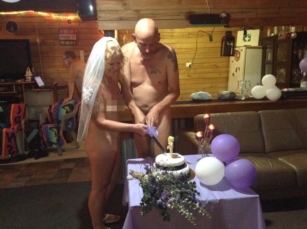 Unusual weddings are naked