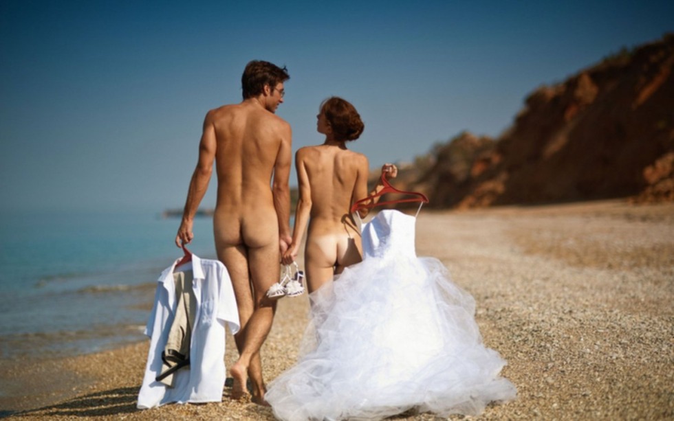 Brides dressed and undressed