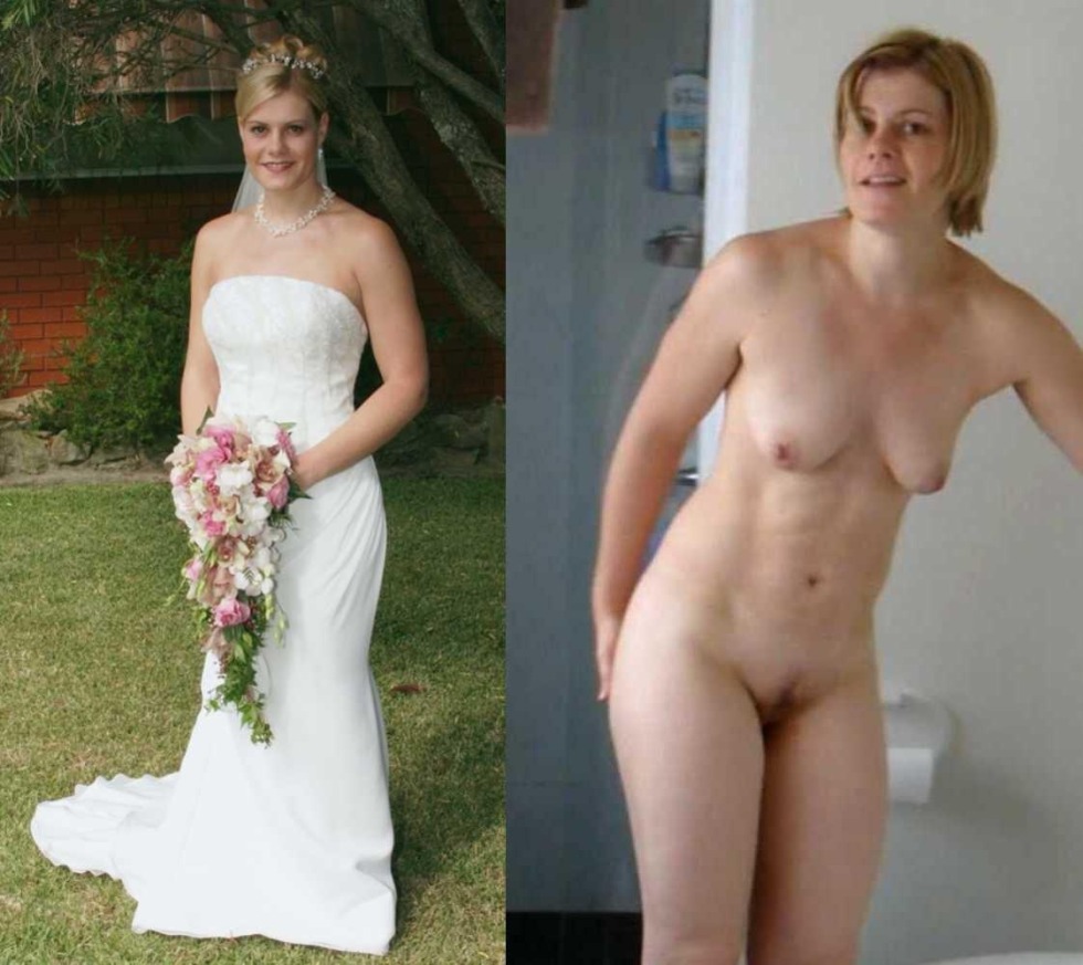 Naked brides in clothes and without