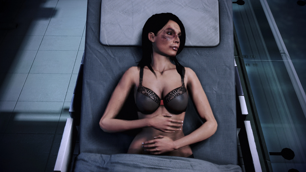 Mass Effect Ashley in underwear