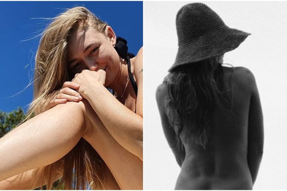 Imojen Putes in underwear