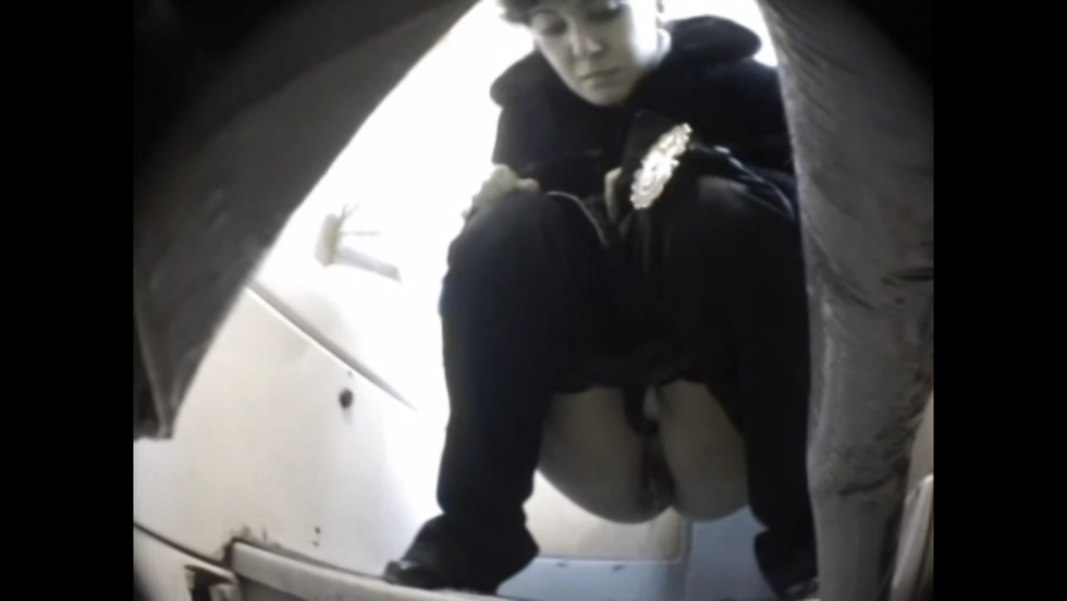 Fuck in the toilet hidden camera