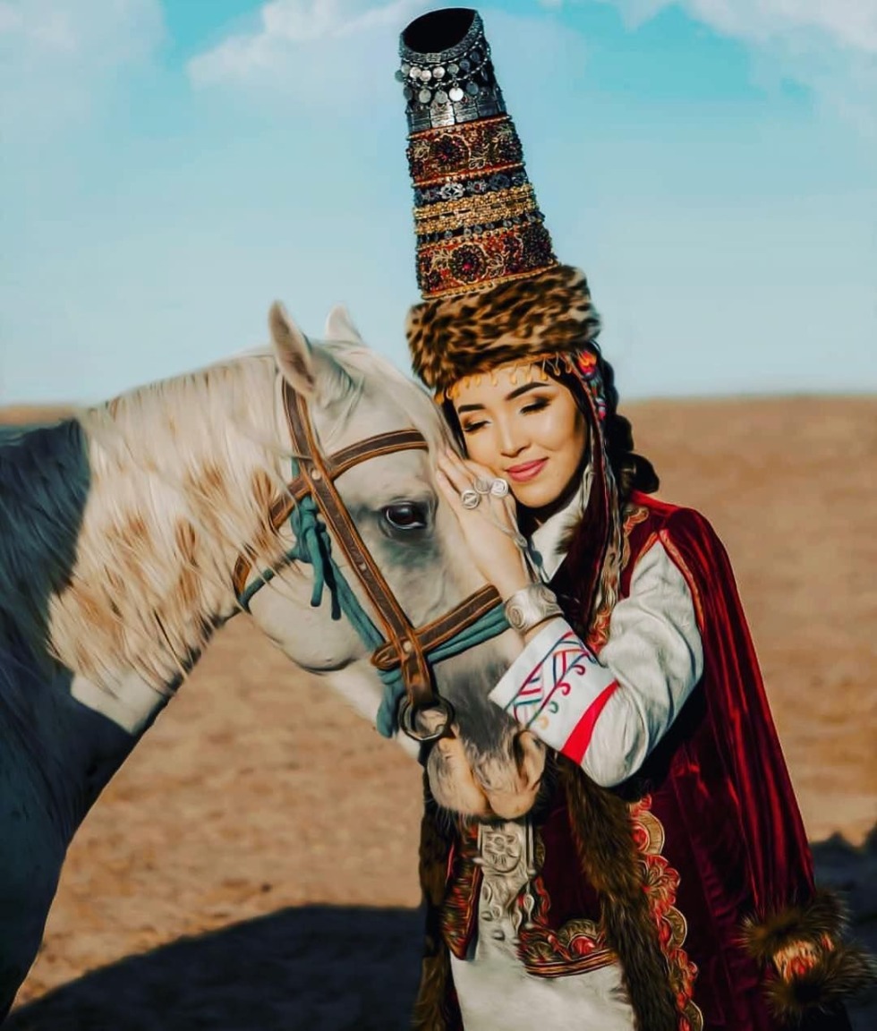 In the Kazakh National Horse Father