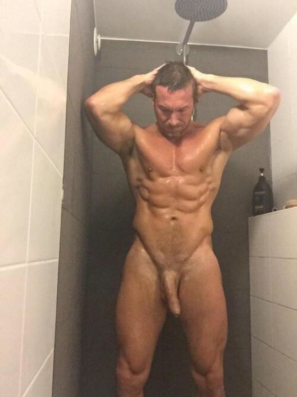 Public shower small dick