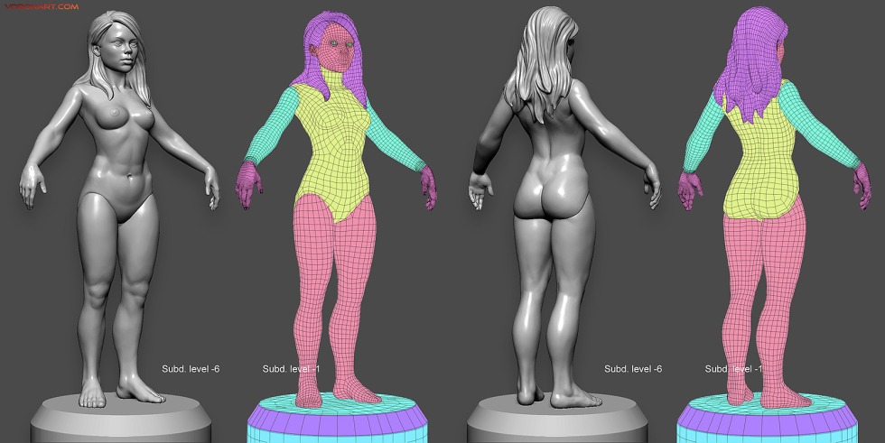 Women in 3D modeling