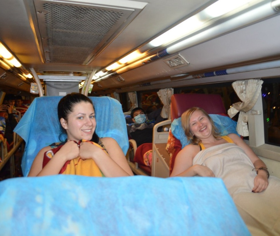 Interesting fellow travelers on the train